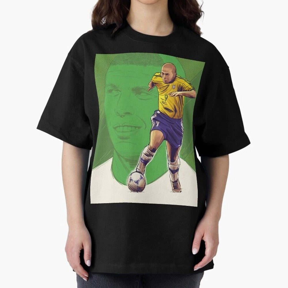 Wallpaper Ronaldo Nazario Oversized T-Shirt Represent Fans Who Live for FIFA World Cup 2026 USA Canada Mexico Spirit, Built around Argentina, France and Brazil, CR7, Football Passion, Legendary Performances, Festival Vibes and Supporter Community;
