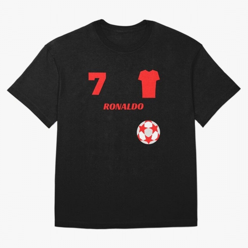 Ronaldo 7 - Man U Back to Manchester Oversized T-Shirt Celebrate Fan Favorites in Match Day Hype around FIFA World Cup 2026 Group Stage, Messi, CR7 and Mbappe, Germany, Sports Nostalgia, International Competition, Famous Players and Unforgettable