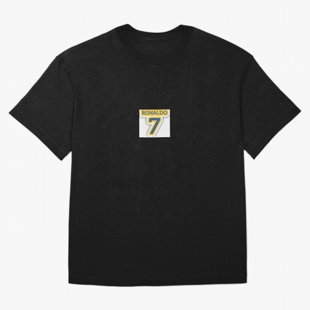Ronaldo sticker Oversized T-Shirt Support Iconic Players in FIFA World Cup 2026 USA Canada Mexico for Fans of Messi, Neymar and Mbappe and Germany, Bringing Global Supporter Spirit, Legendary Goals, National Colors and Tournament Celebration;