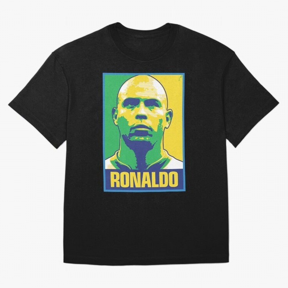 Ronaldo - BRAZIL Oversized T-Shirt Stand Out with Spirit from Global Football Passion for FIFA World Cup 2026 USA Canada Mexico, Centered on Messi, CR7 and Mbappe, Netherlands, Classic Soccer Heritage, Championship Pressure, Fan Loyalty and