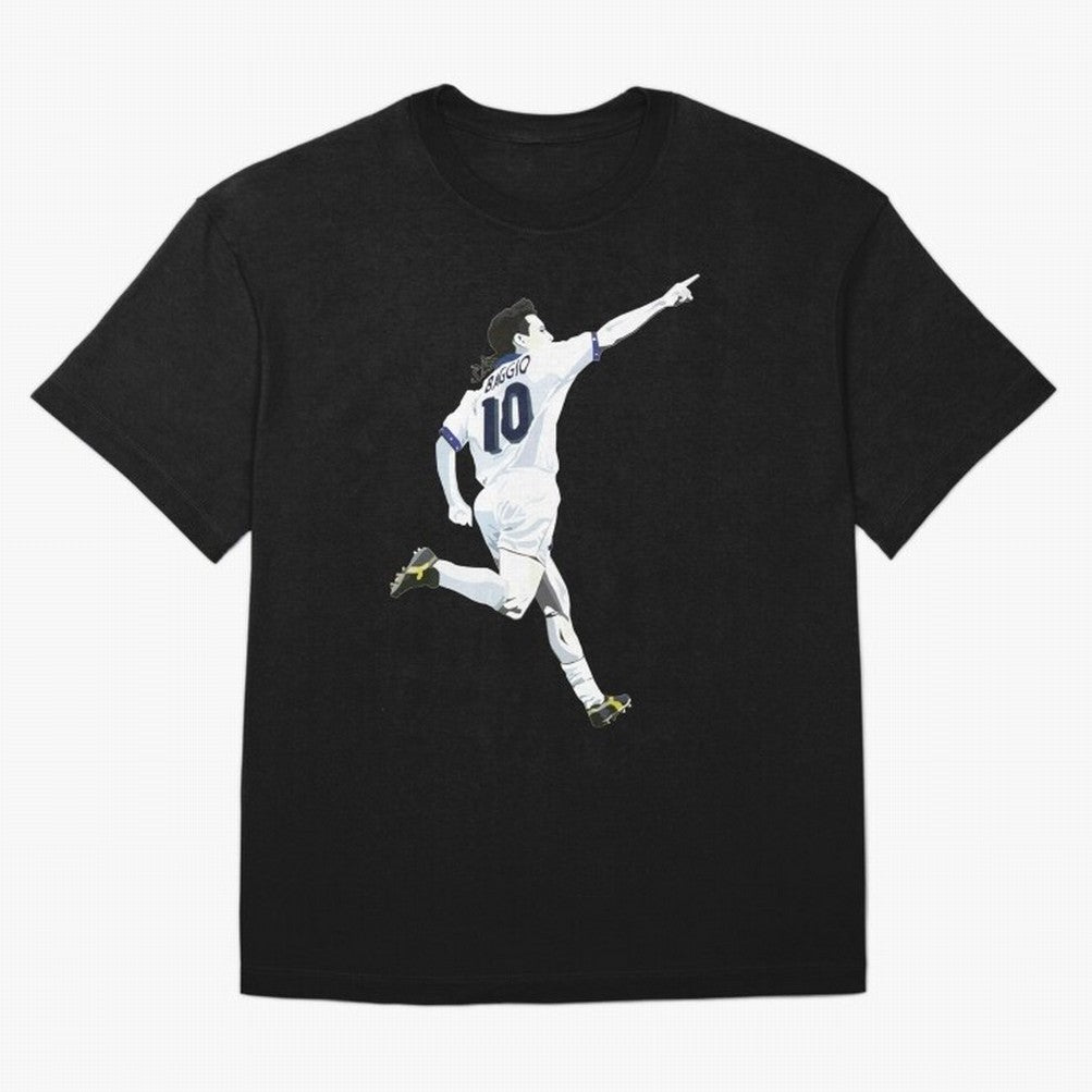 Roberto Baggio - Italy | Mbappe gift Oversized T-Shirt Remember the FIFA World Cup 2026 Journey through Neymar, Haaland and Cristiano Ronaldo Highlights, Brazil, Portugal and Argentina Pride, Match Day Excitement, Supporter Culture, Golden Goals