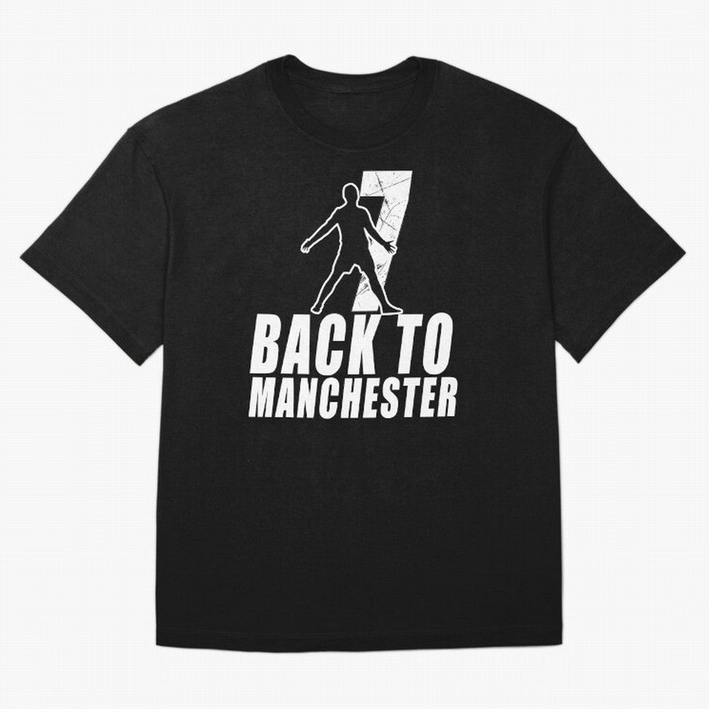 Men Back to manchester, Welcome to manchester Oversized T-Shirt Back the Journey through FIFA World Cup 2026 Group Stage for Fans of Neymar, Haaland and Cristiano Ronaldo and Argentina and Brazil, Bringing Football Festival Excitement, Trophy