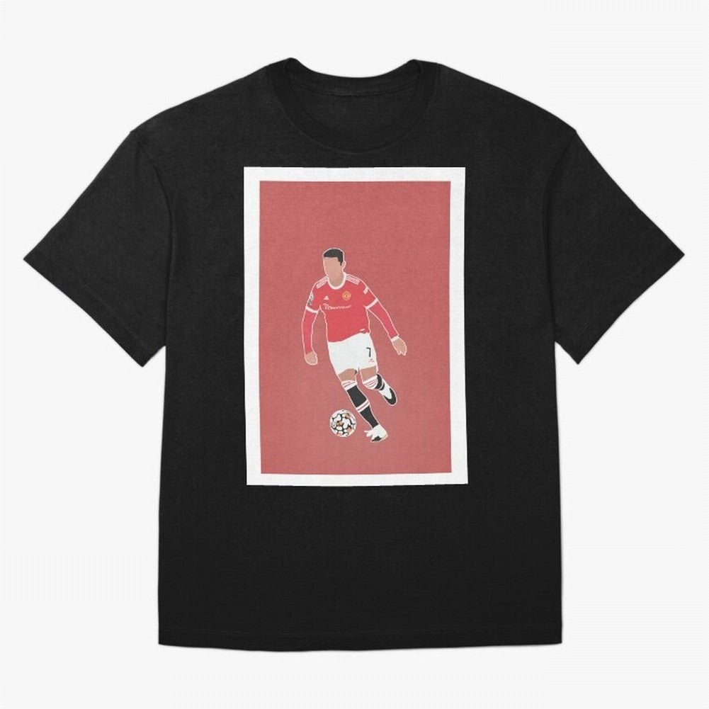 Cristiano Ronaldo 2 Oversized T-Shirt Back the Journey through Global Football Passion for FIFA World Cup 2026, Inspired by Messi, Neymar and Mbappe, Portugal, Sports Nostalgia, International Competition, Famous Players and Unforgettable Victories;