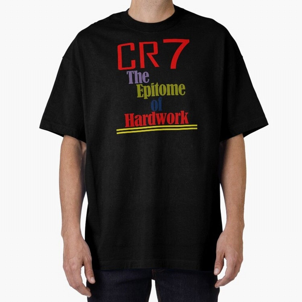 Christiano Ronaldo T-shirts Oversized T-Shirt Turn Football Passion into Global Football Passion for FIFA World Cup 2026 USA Canada Mexico, Celebrating Cristiano Ronaldo, Haaland and CR7, Spain, Stadium Chants, National Pride, Trophy Dreams and