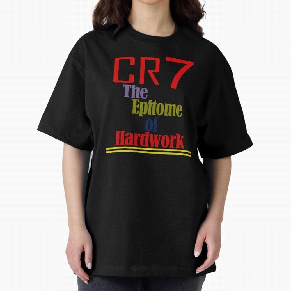 Christiano Ronaldo T-shirts Oversized T-Shirt Turn Football Passion into Global Football Passion for FIFA World Cup 2026 USA Canada Mexico, Celebrating Cristiano Ronaldo, Haaland and CR7, Spain, Stadium Chants, National Pride, Trophy Dreams and