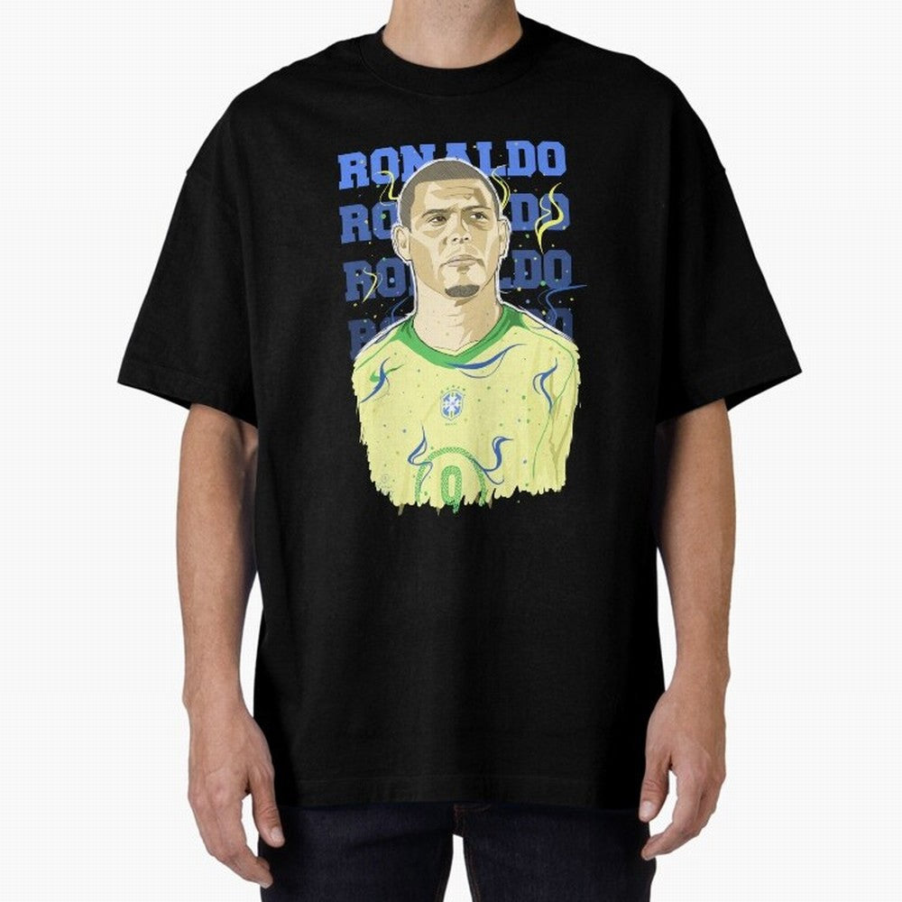 Ronaldo Oversized T-Shirt Embrace FIFA World Cup 2026 Spirit, Inspired by France, Messi, CR7 and Mbappe, Global Supporter Spirit, Legendary Goals, National Colors and Tournament Celebration; Made for Collectors Who Enjoy Iconic Players, Country