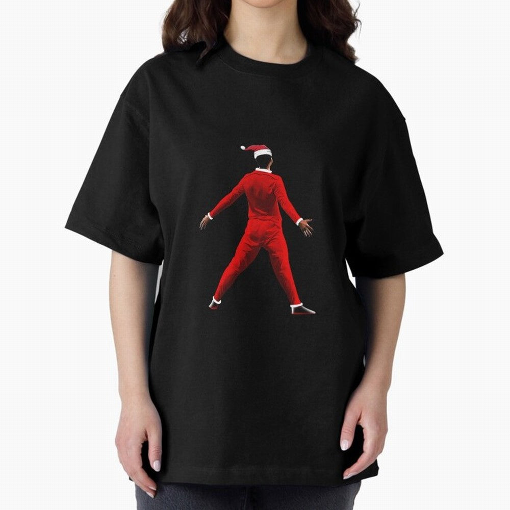 All I Want For Christmas Is Siuuu CR7 fans Christian Ronaldo Xmas Oversized T-Shirt Show Up for the Glory of Global Football Passion for FIFA World Cup 2026, Centered on CR7, Netherlands, Football Passion, Legendary Performances, Festival Vibes and