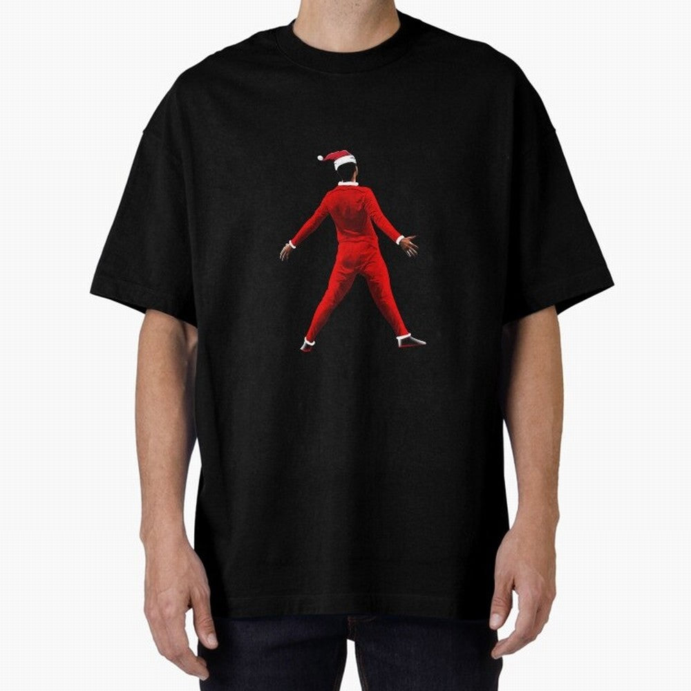 All I Want For Christmas Is Siuuu CR7 fans Christian Ronaldo Xmas Oversized T-Shirt Show Up for the Glory of Global Football Passion for FIFA World Cup 2026, Centered on CR7, Netherlands, Football Passion, Legendary Performances, Festival Vibes and