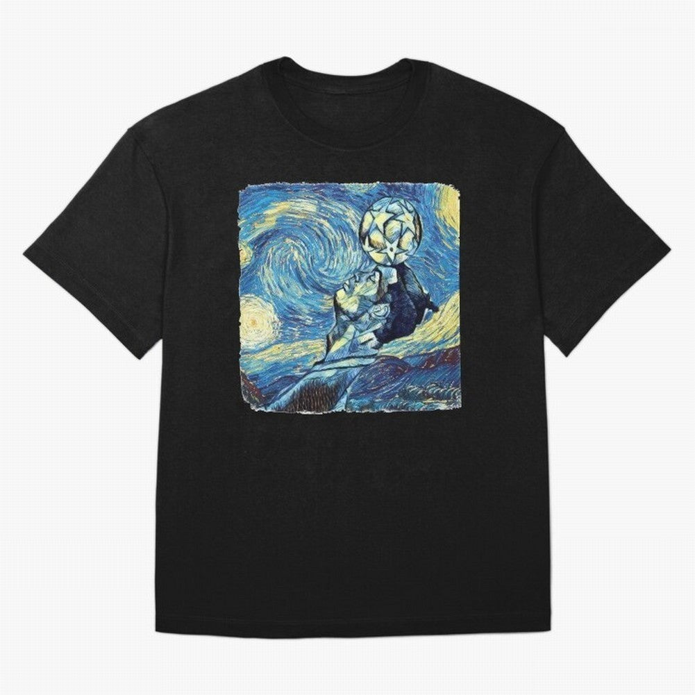 Ronaldo Ronaldo Van Gogh Style Oversized T-Shirt Relive the Noise and Pride of FIFA World Cup 2026 Featuring Mbappe and Neymar, Brazil, Portugal and Argentina Energy, Soccer Culture, Superstar Moments, National Team Dreams and Competitive Fire;