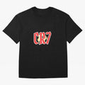 CR7 RED Oversized T-Shirt Bring Global Tournament Vibes to FIFA World Cup 2026 Spirit, Highlighting England, Mbappe, Match Day Excitement, Supporter Culture, Golden Goals and Global Football Passion; Ideal for Passionate Fans Who Love Underdog