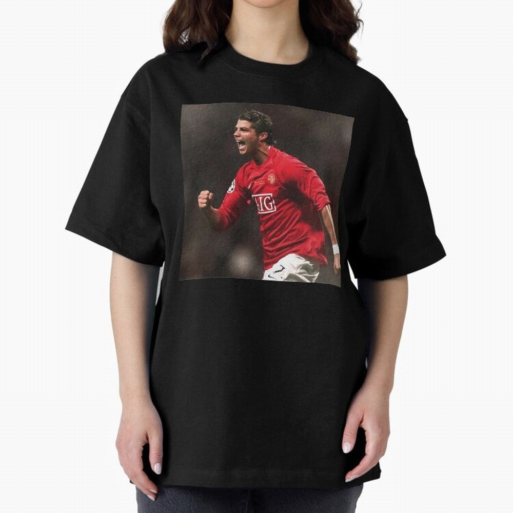 Welcome home Ronaldo Oversized T-Shirt Capture Global Football Passion for FIFA World Cup 2026 USA Canada Mexico, Inspired by Mbappe and Neymar, Portugal, Spain and Germany, Sports Nostalgia, International Competition, Famous Players and