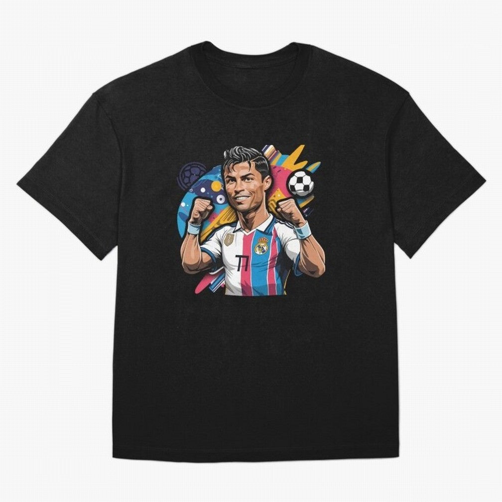 Cristiano Ronaldo cr7 Oversized T-Shirt Refresh FIFA World Cup 2026 USA Canada Mexico for Fans of Cristiano Ronaldo and France, Bringing Worldwide Fan Energy, Dramatic Goals, Stadium Lights and Championship Celebrations; Made for Collectors Who