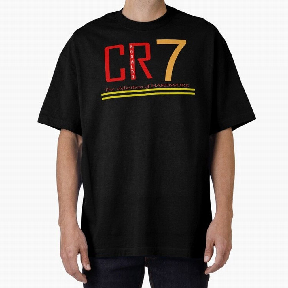 Christiano Ronaldo T-shirts Oversized T-Shirt Fuel Your Fan Pride for FIFA World Cup 2026 Group Stage for Fans of Haaland and Portugal, Spain and Germany, Bringing Championship Spirit, Famous Goals, Roaring Crowds and International Football Unity;