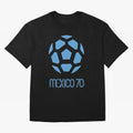 Retro World Cup 70 Logo Oversized T-Shirt Show Fan Pride Across Global Football Passion for FIFA World Cup 2026, Centered on Messi, CR7 and Mbappe, Spain, Tournament Hype, Historic Matchups, Family Viewing Parties and Global Sports Pride; Perfect