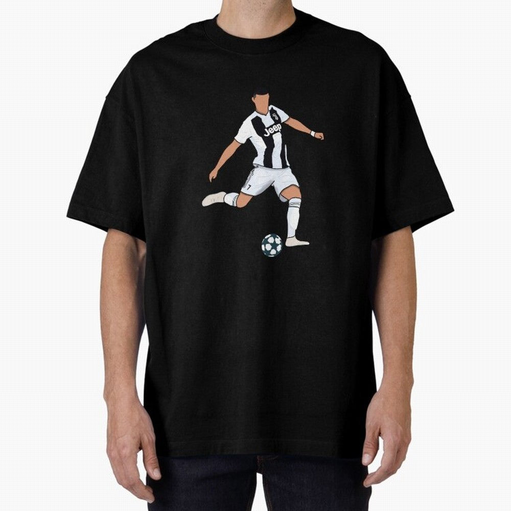 Ronaldo Oversized T-Shirt Cheer through Every Moment of FIFA World Cup 2026 Group Stage for Fans of Neymar and England and Germany, Bringing Game Day Rituals, Football Legends, Country Pride and the Road to the Final; Great for Supporters Who Love