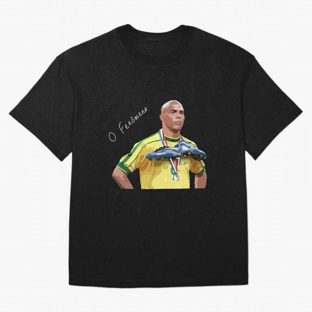 Ronaldo Il Fenomeno Oversized T-Shirt Celebrate Every Goal in Global Football Passion for FIFA World Cup 2026 USA Canada Mexico, Inspired by Neymar, Haaland and Cristiano Ronaldo, France, Football History, Final Match Energy, Crowd Noise and Once