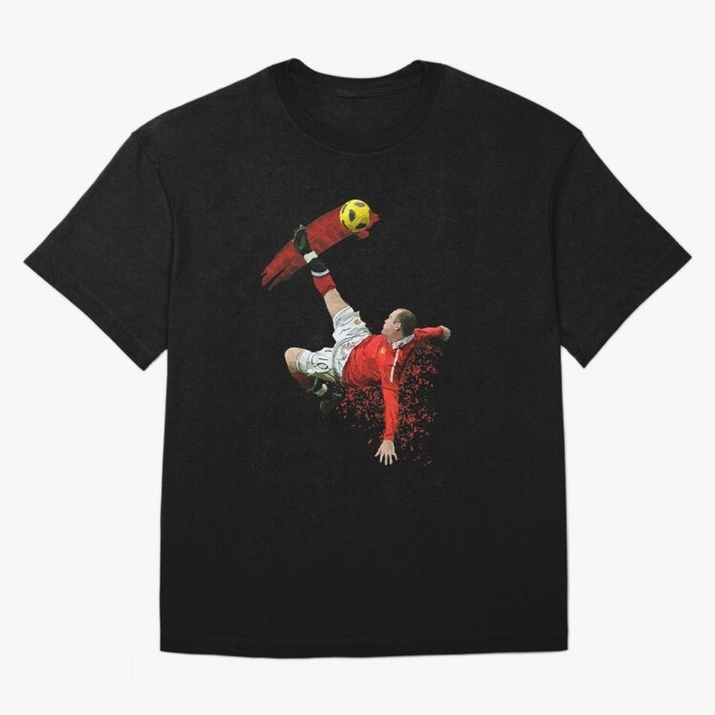 Wayne Rooney Oversized T-Shirt Celebrate Every Goal in FIFA World Cup 2026 USA Canada Mexico for Fans of Mbappe and Brazil, Bringing Football History, Final Match Energy, Crowd Noise and Once in a Lifetime Moments; Great for Watch Parties, Sports