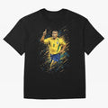 R9 Ronaldo Football Legend Oversized T-Shirt Celebrate Golden Goal Energy in Global Football Passion for FIFA World Cup 2026, Highlighting Mbappe, Spain and Netherlands, Retro Football Energy, Iconic Rivalries, Trophy Chase Drama and Stadium