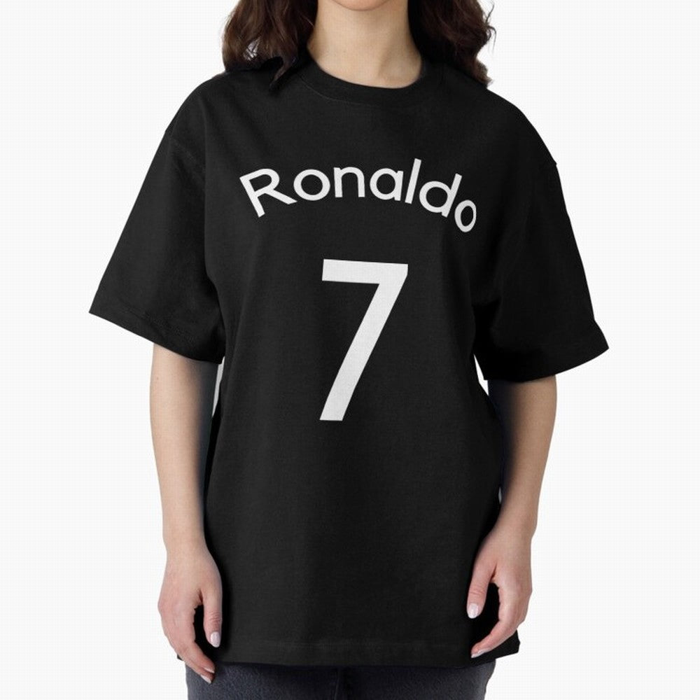 Ronaldo Manchester United Oversized T-Shirt Bring the FIFA World Cup 2026 Journey through Neymar Highlights, Argentina, France and Brazil Pride, Champion Mindset, Group Stage Buzz, Knockout Tension and Passionate Fan Culture; Perfect for People Who