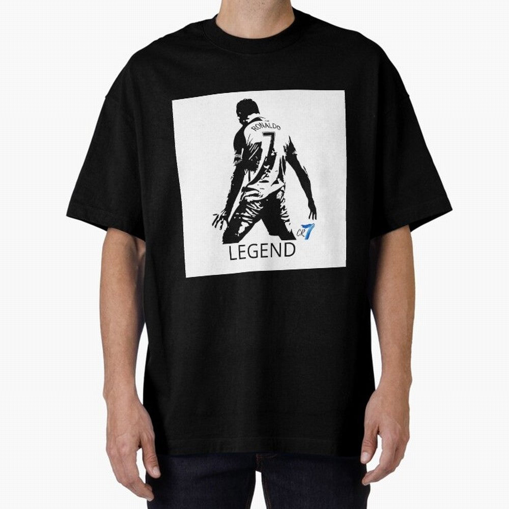 RONALDO legend CR7 Oversized T-Shirt Carry National Pride through FIFA World Cup 2026 Group Stage Spirit, Driven by Argentina and Brazil, Mbappe and Neymar, Match Day Excitement, Supporter Culture, Golden Goals and Global Football Passion; Built