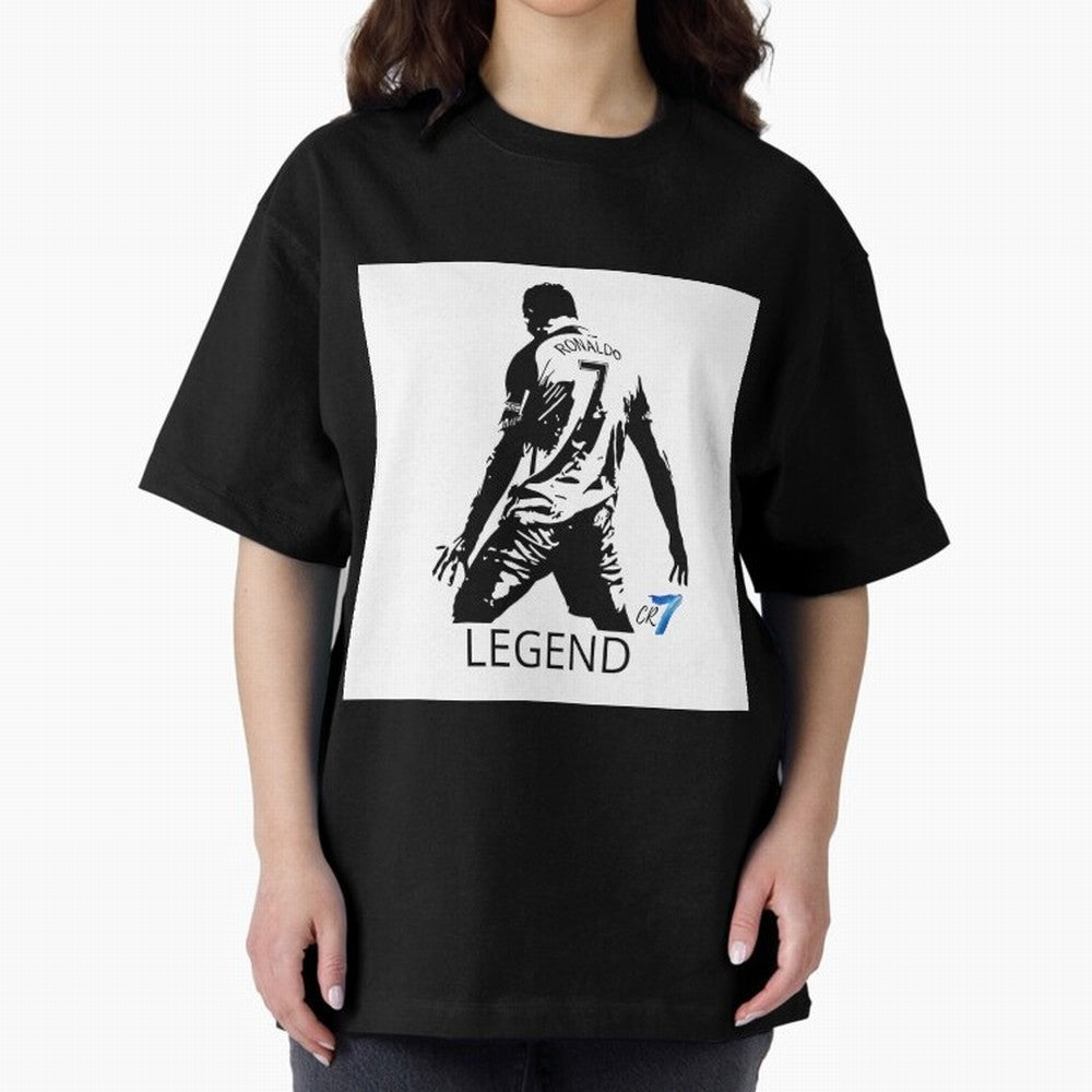 RONALDO legend CR7 Oversized T-Shirt Carry National Pride through FIFA World Cup 2026 Group Stage Spirit, Driven by Argentina and Brazil, Mbappe and Neymar, Match Day Excitement, Supporter Culture, Golden Goals and Global Football Passion; Built