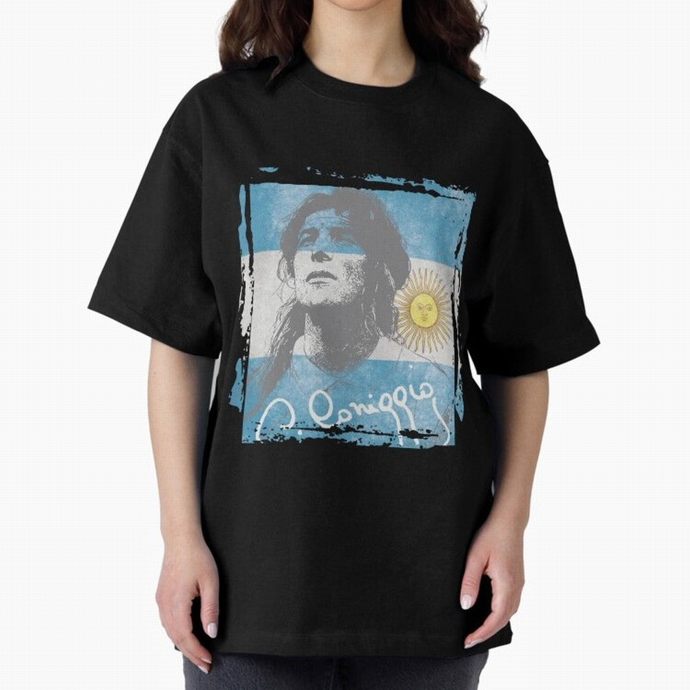 Claudio Caniggia Oversized T-Shirt Mark the FIFA World Cup 2026 USA Canada Mexico Journey through Mbappe and Neymar Highlights, Netherlands Pride, Vintage Soccer Flavor, Modern Football Stars, National Flags and Final Night Emotion; Perfect for
