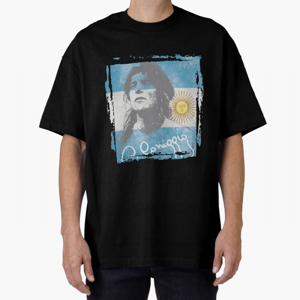 Claudio Caniggia Oversized T-Shirt Mark the FIFA World Cup 2026 USA Canada Mexico Journey through Mbappe and Neymar Highlights, Netherlands Pride, Vintage Soccer Flavor, Modern Football Stars, National Flags and Final Night Emotion; Perfect for