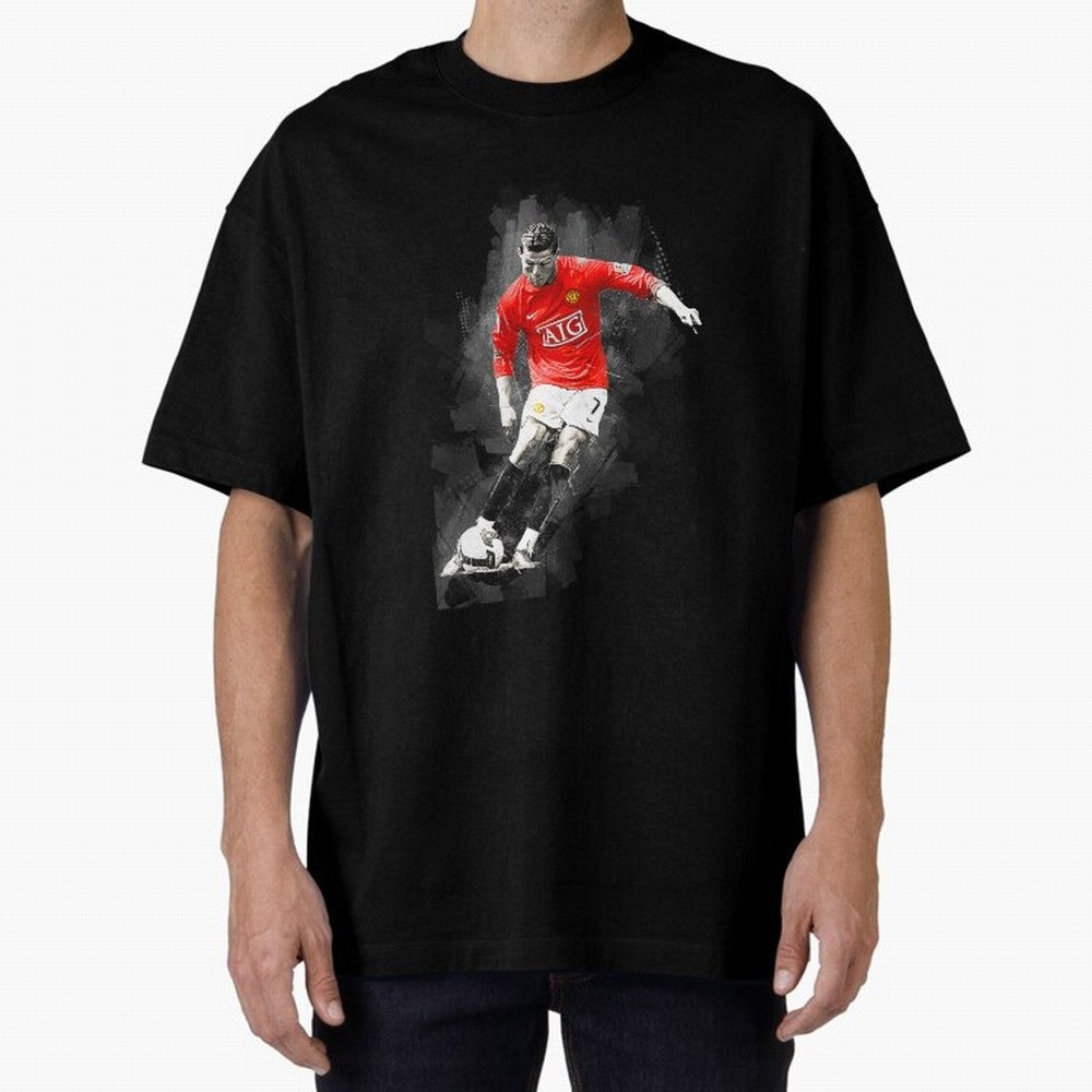 Cristiano Ronaldo gift Oversized T-Shirt Celebrate Fan Culture around Match Day Hype around FIFA World Cup 2026 Group Stage, Cristiano Ronaldo, France, Stadium Memories, Football Loyalty, International Chants and Championship Tradition; Ideal for