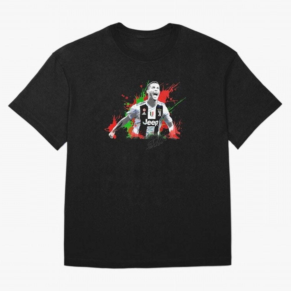 Cristiano Ronaldo Fan Oversized T-Shirt Join the Global Buzz around FIFA World Cup 2026 Group Stage Spirit, Featuring Spain, Haaland and Mbappe, Global Supporter Spirit, Legendary Goals, National Colors and Tournament Celebration; Great for