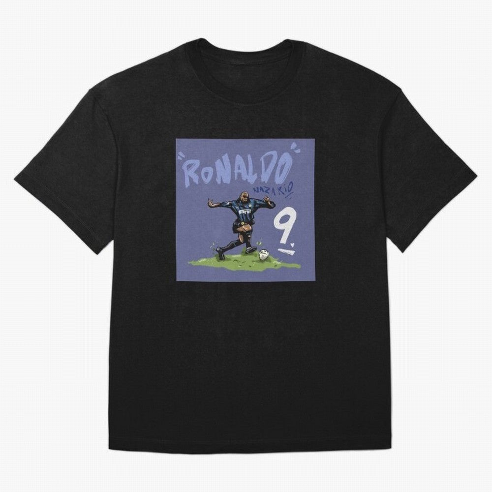 Ronaldo Nazario. Oversized T-Shirt Live for the Drama of FIFA World Cup 2026 Group Stage for Fans of Cristiano Ronaldo, Haaland and CR7 and France, Bringing Retro Football Energy, Iconic Rivalries, Trophy Chase Drama and Stadium Atmosphere; Ideal