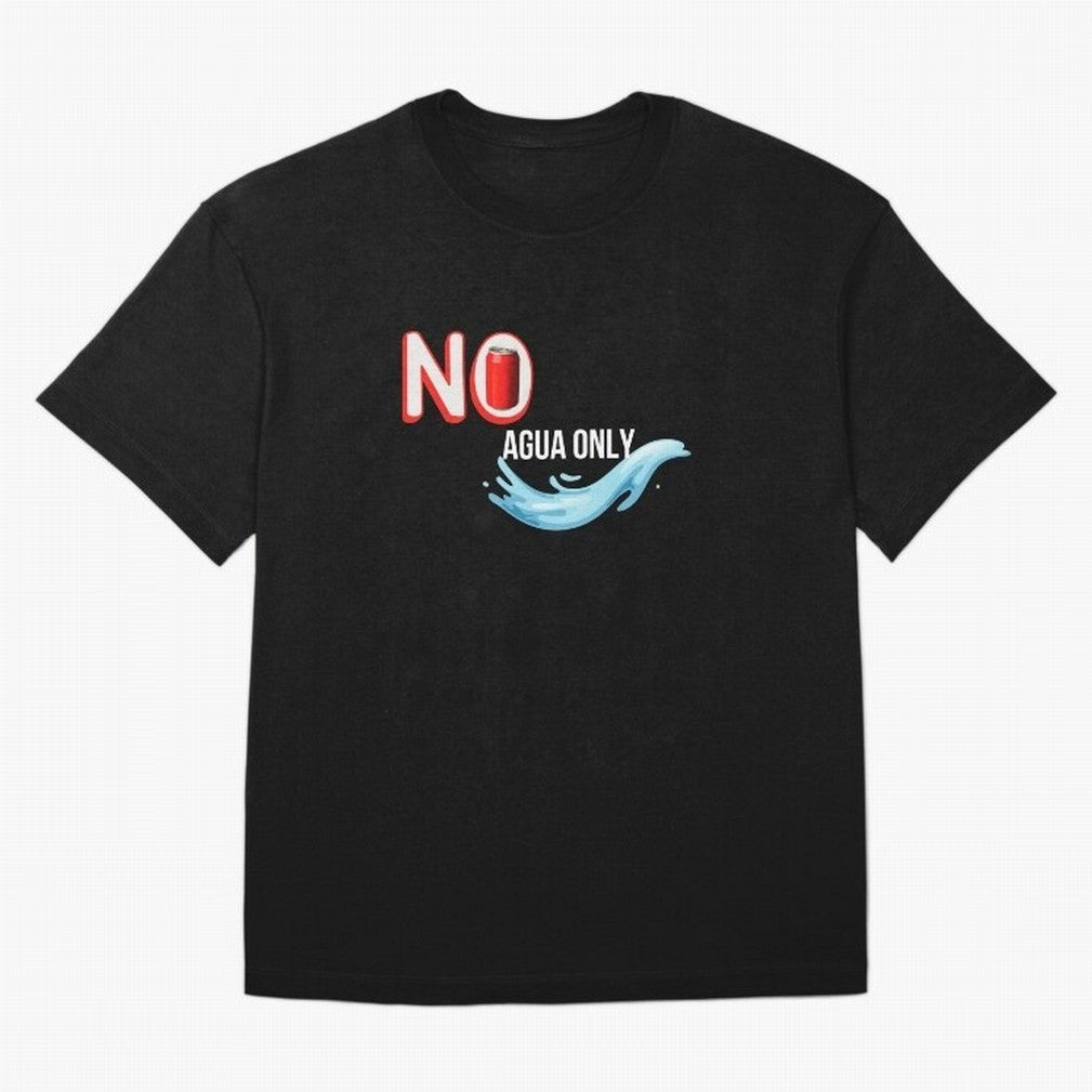 Cristiano Ronaldo - No Soda Coca Drink Agua Water Only Oversized T-Shirt Capture Stadium Memories from Match Day Hype around FIFA World Cup 2026 Group Stage, Neymar, Haaland and Cristiano Ronaldo, England, Vintage Soccer Flavor, Modern Football