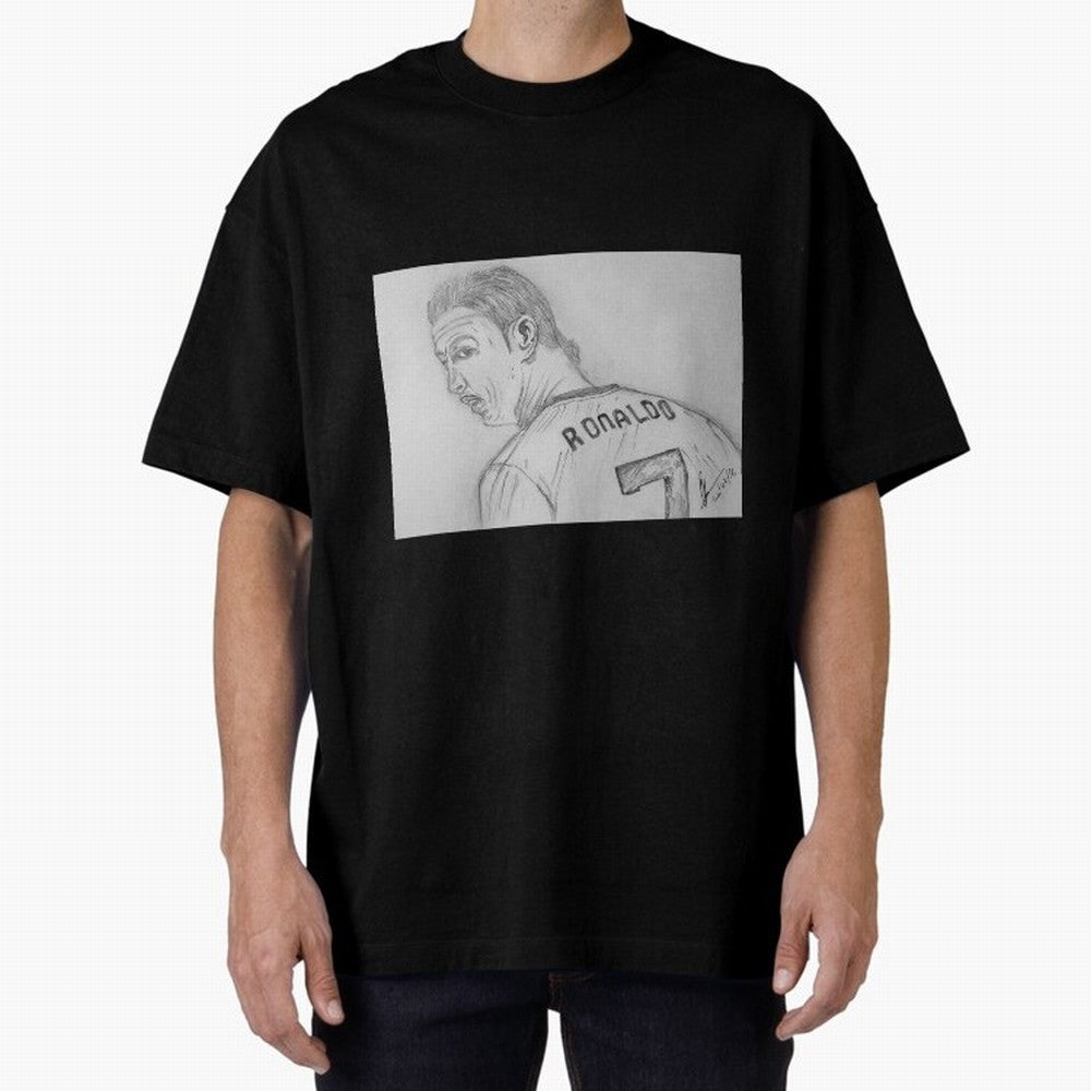 CR7 Oversized T-Shirt Elevate FIFA World Cup 2026 Driven by CR7 and Messi, Brazil, Portugal and Argentina Energy, Stadium Chants, National Pride, Trophy Dreams and Unforgettable Football Memories; Perfect for People Who Love Argentina, Brazil,
