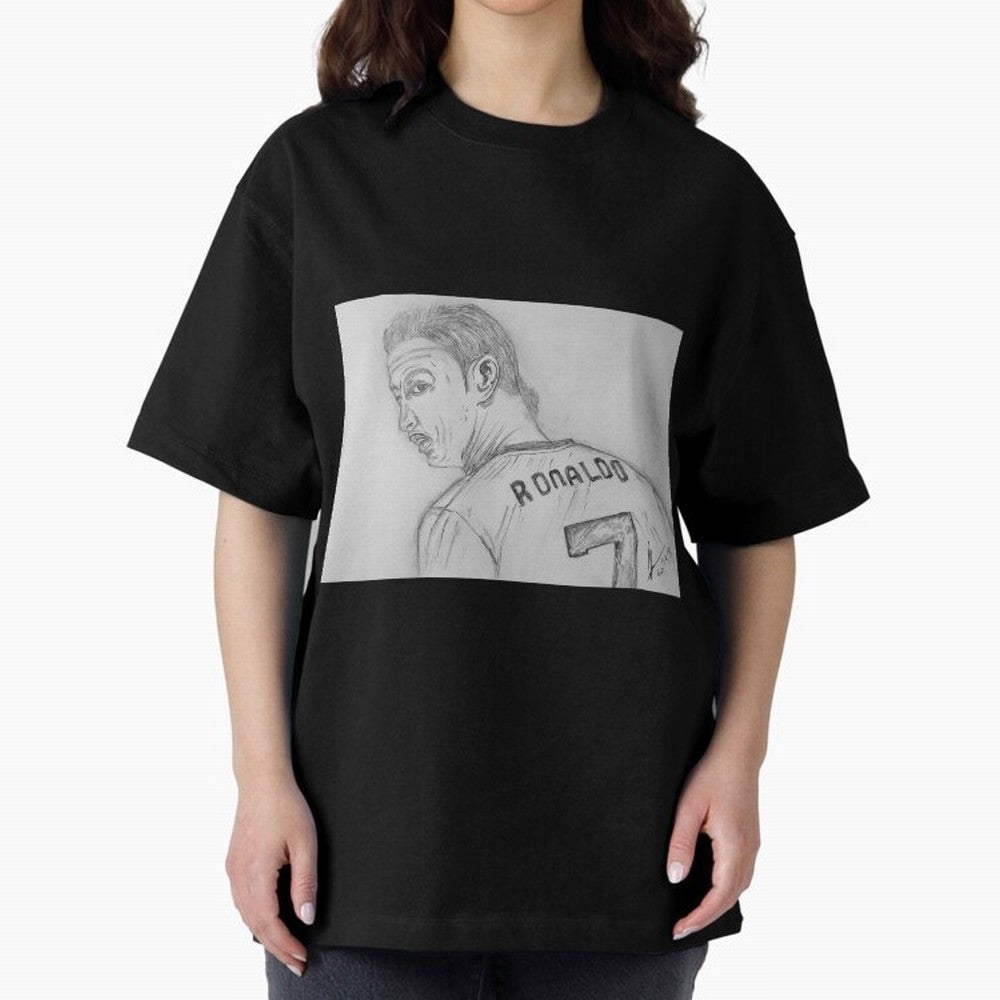 CR7 Oversized T-Shirt Elevate FIFA World Cup 2026 Driven by CR7 and Messi, Brazil, Portugal and Argentina Energy, Stadium Chants, National Pride, Trophy Dreams and Unforgettable Football Memories; Perfect for People Who Love Argentina, Brazil,