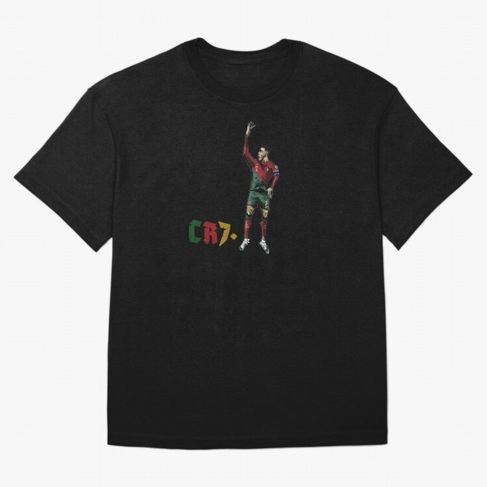 CR7. Oversized T-Shirt Bring Bold Fan Energy to Match Day Hype around FIFA World Cup 2026, CR7 and Messi, England and Germany, Football Festival Excitement, Trophy Ambitions, Country Rivalries and Star Player Buzz; Created for Match Day Parties,