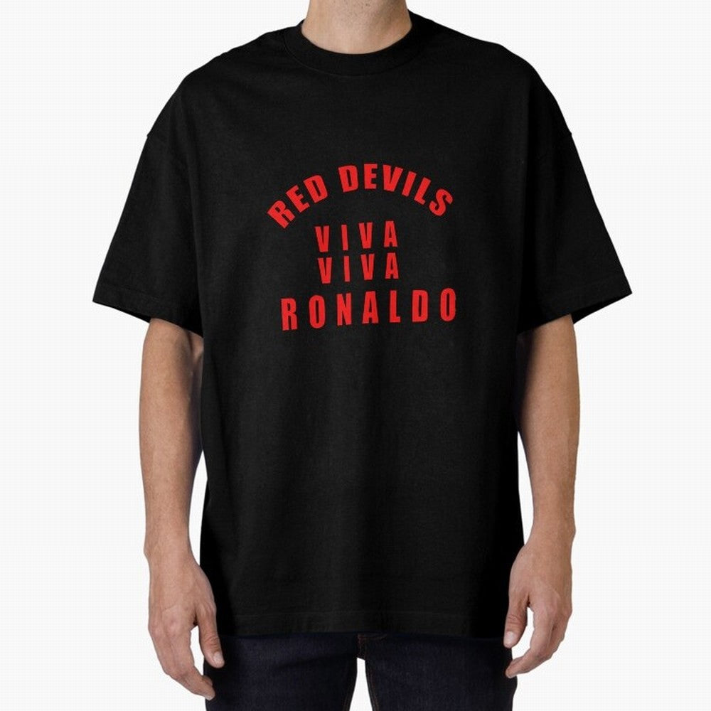 Viva Viva Ronaldo Oversized T-Shirt Refresh FIFA World Cup 2026 USA Canada Mexico for Fans of Messi and Cristiano Ronaldo and England and Germany, Bringing Supporter Pride, Iconic Celebrations, Legendary Names and Global Match Day Energy; Built for