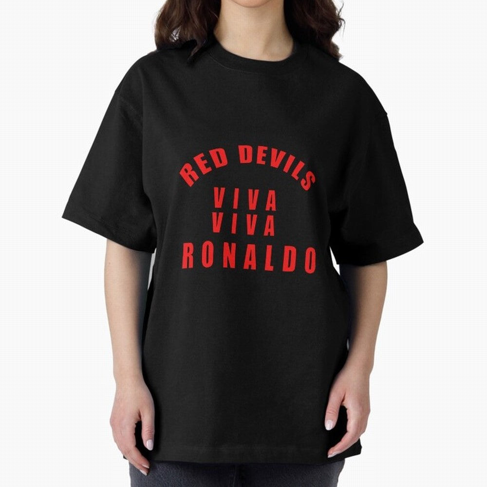 Viva Viva Ronaldo Oversized T-Shirt Refresh FIFA World Cup 2026 USA Canada Mexico for Fans of Messi and Cristiano Ronaldo and England and Germany, Bringing Supporter Pride, Iconic Celebrations, Legendary Names and Global Match Day Energy; Built for