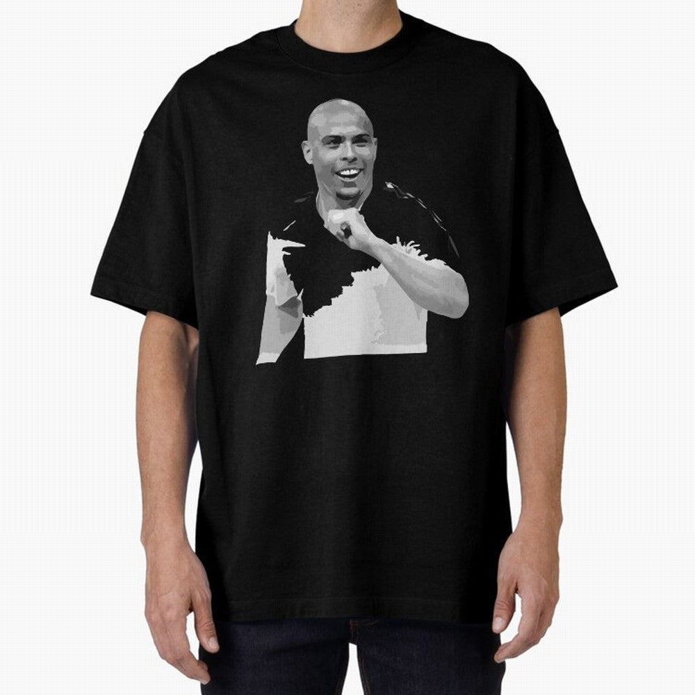 R9 Ronaldo Oversized T-Shirt Upgrade FIFA World Cup 2026 Group Stage for Fans of Neymar, Haaland and Cristiano Ronaldo and Argentina and Brazil, Bringing Football Passion, Legendary Performances, Festival Vibes and Supporter Community; Ideal for