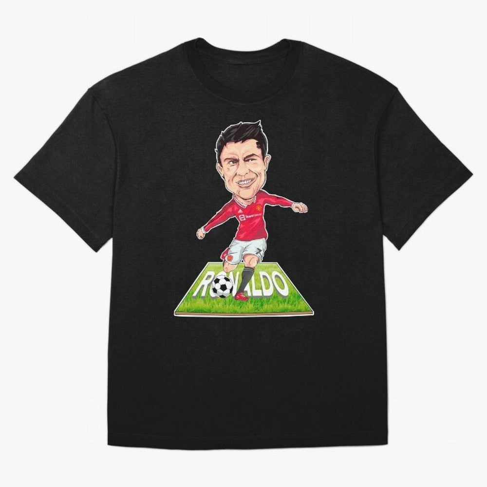 Cristiano Ronaldo Oversized T-Shirt Show Your Tournament Heart for FIFA World Cup 2026 USA Canada Mexico for Fans of Messi and Spain, Bringing Football Passion, Legendary Performances, Festival Vibes and Supporter Community; Ideal for Passionate