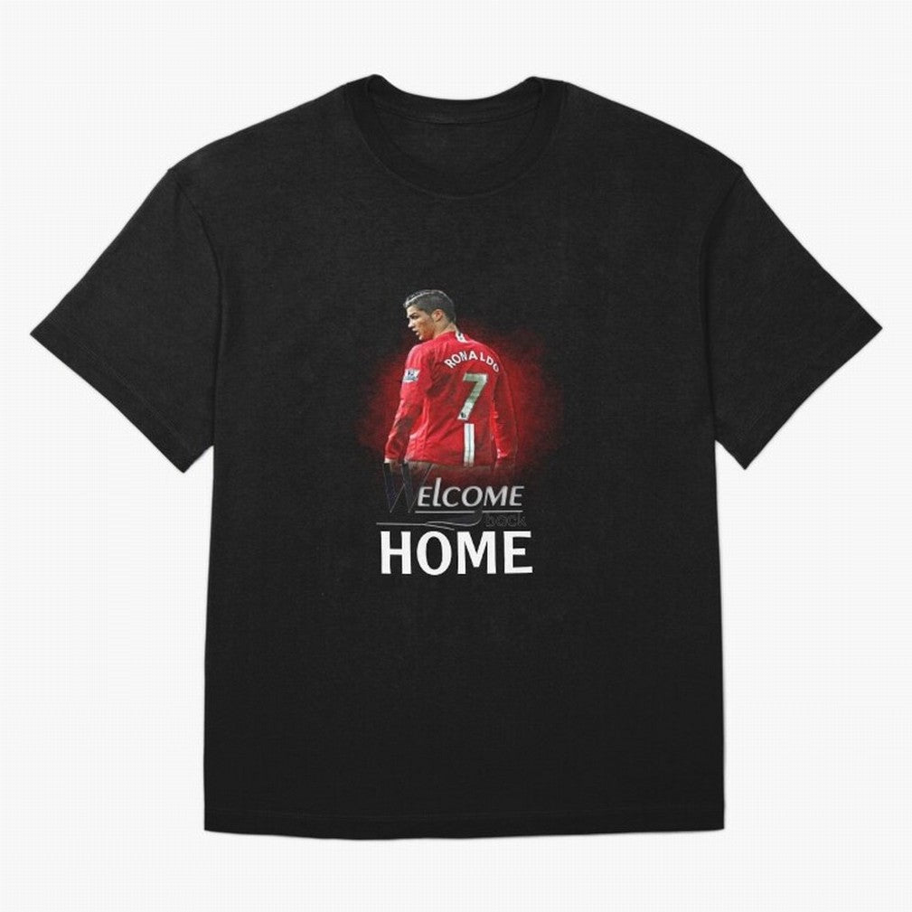 Cristiano Ronaldo welcome back - Manchester Oversized T-Shirt Bring Home Match Day Hype around FIFA World Cup 2026, Messi and Cristiano Ronaldo, France and Portugal, Supporter Pride, Iconic Celebrations, Legendary Names and Global Match Day Energy;
