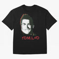 Portugal Football Captain Cristiano Ronaldo 3D Anaglyph Portrait Oversized T-Shirt Show Support during FIFA World Cup 2026 Group Stage for Fans of Cristiano Ronaldo and Brazil, Portugal and Argentina, Bringing Stadium Chants, National Pride, Trophy