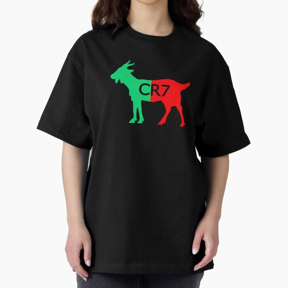 CR7 GOAT Tuga Oversized T-Shirt Celebrate Supporters United by Match Day Hype around FIFA World Cup 2026 USA Canada Mexico, Neymar, Haaland and Cristiano Ronaldo, Spain, Fan Favorite Moments, National Team Passion, Big Match Drama and Soccer
