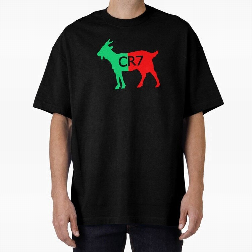 CR7 GOAT Tuga Oversized T-Shirt Celebrate Supporters United by Match Day Hype around FIFA World Cup 2026 USA Canada Mexico, Neymar, Haaland and Cristiano Ronaldo, Spain, Fan Favorite Moments, National Team Passion, Big Match Drama and Soccer
