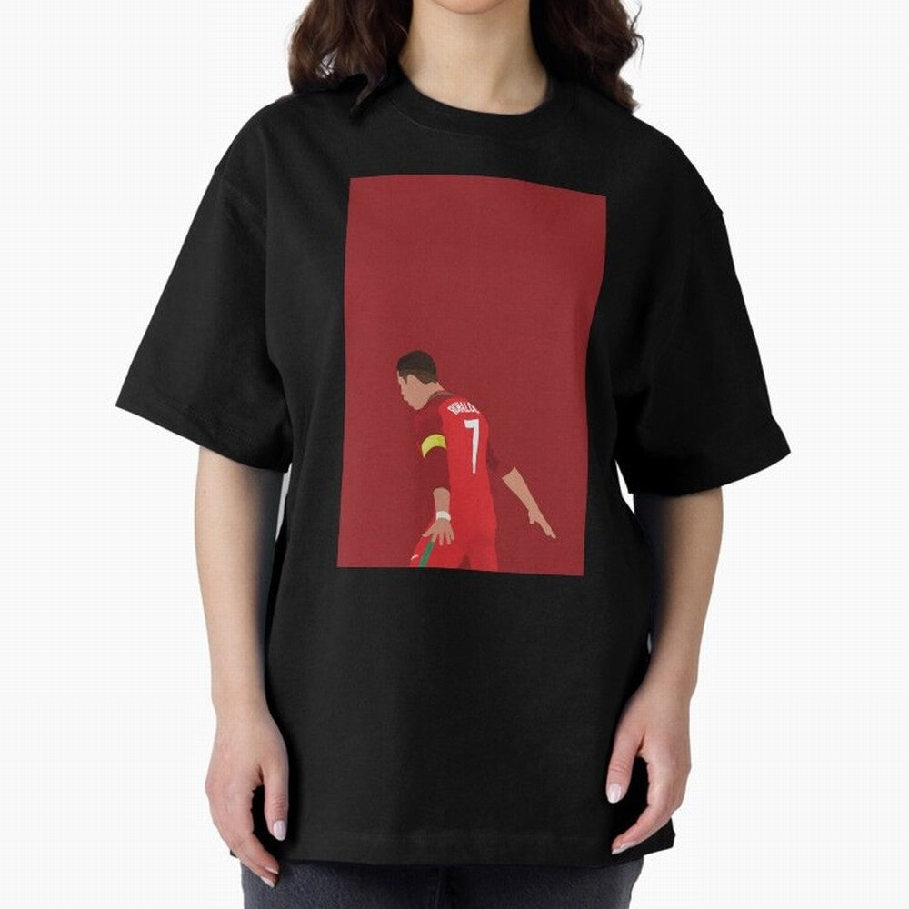 CR7 Oversized T-Shirt Carry the Dream of the FIFA World Cup 2026 Group Stage Journey through Cristiano Ronaldo Highlights, England and Germany Pride, Classic Soccer Heritage, Championship Pressure, Fan Loyalty and International Pride; Built for