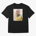 Art Ronaldo Luis Nazario de Lima Oversized T-Shirt Show Fan Pride Across FIFA World Cup 2026 for Fans of Haaland and Mbappe and England and Germany, Bringing Worldwide Fan Energy, Dramatic Goals, Stadium Lights and Championship Celebrations;