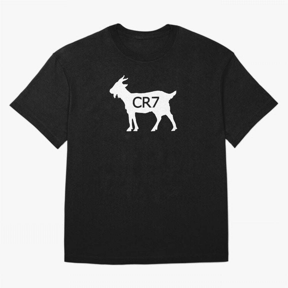 CR7 GOAT Oversized T-Shirt Embrace Global Football Passion for FIFA World Cup 2026 Group Stage, with Messi, Brazil, Classic Soccer Heritage, Championship Pressure, Fan Loyalty and International Pride; Created for Match Day Parties, Soccer Gifts,