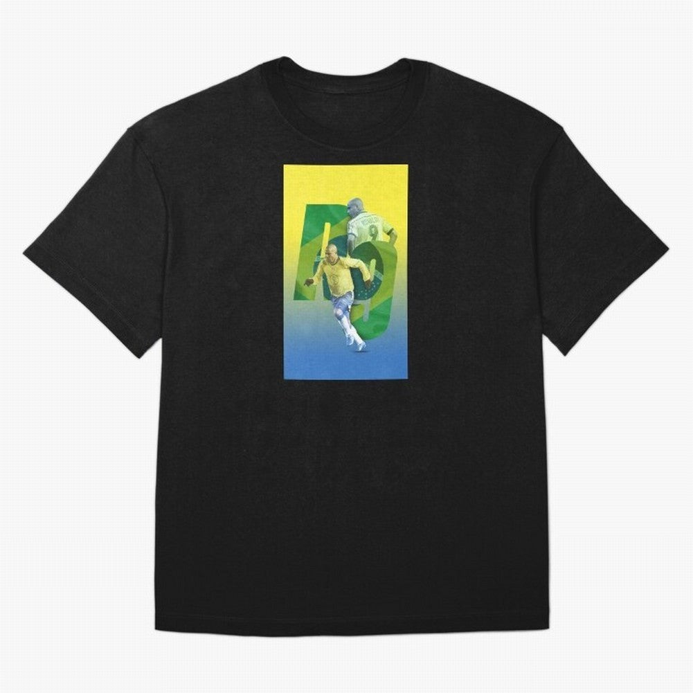 Ronaldo Luis Nazario de Lima Illustration Oversized T-Shirt Celebrate Fan Favorites in Global Football Passion for FIFA World Cup 2026, Celebrating Mbappe, England, France and Netherlands, Goal Celebration Energy, Supporter Heritage, Football Icons