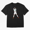Cristiano Ronaldo Iconic Celebration Oversized T-Shirt Bring World Football Passion into FIFA World Cup 2026 USA Canada Mexico Centered on CR7 and Messi, Brazil, Portugal and Argentina Energy, Stadium Memories, Football Loyalty, International