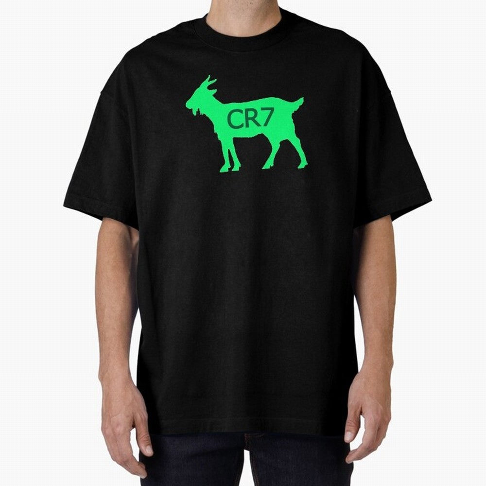 CR7 GOAT Saudi Arabia Green Oversized T-Shirt Bring Legendary Rivalry Energy to FIFA World Cup 2026 Group Stage for Fans of Cristiano Ronaldo, Haaland and CR7 and Argentina, Bringing Football Festival Excitement, Trophy Ambitions, Country Rivalries