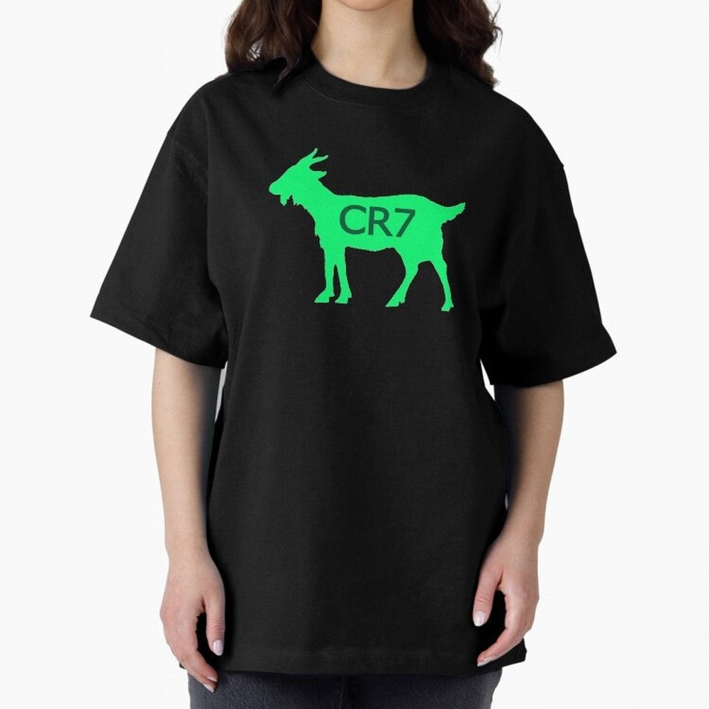 CR7 GOAT Saudi Arabia Green Oversized T-Shirt Bring Legendary Rivalry Energy to FIFA World Cup 2026 Group Stage for Fans of Cristiano Ronaldo, Haaland and CR7 and Argentina, Bringing Football Festival Excitement, Trophy Ambitions, Country Rivalries