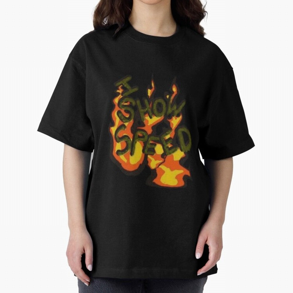 ISHOWSPEED MERCH LOGO 2 Oversized T-Shirt Mark Global Football Passion for FIFA World Cup 2026, Built around Cristiano Ronaldo, Haaland and CR7, Brazil, Portugal and Argentina, Supporter Pride, Iconic Celebrations, Legendary Names and Global Match